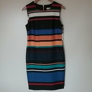 Calvin Klein scuba sheath dress